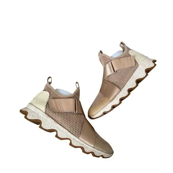 Sorel Sneakers Kinetic Athletic Slip On  Natural Tan size 8.5 - Picture 2 of 9